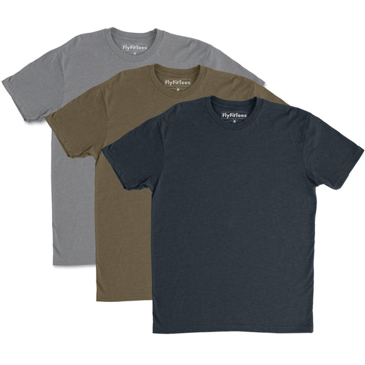 SoFly Original Perfect Fit Tee - 3 Pack - Green and the gang