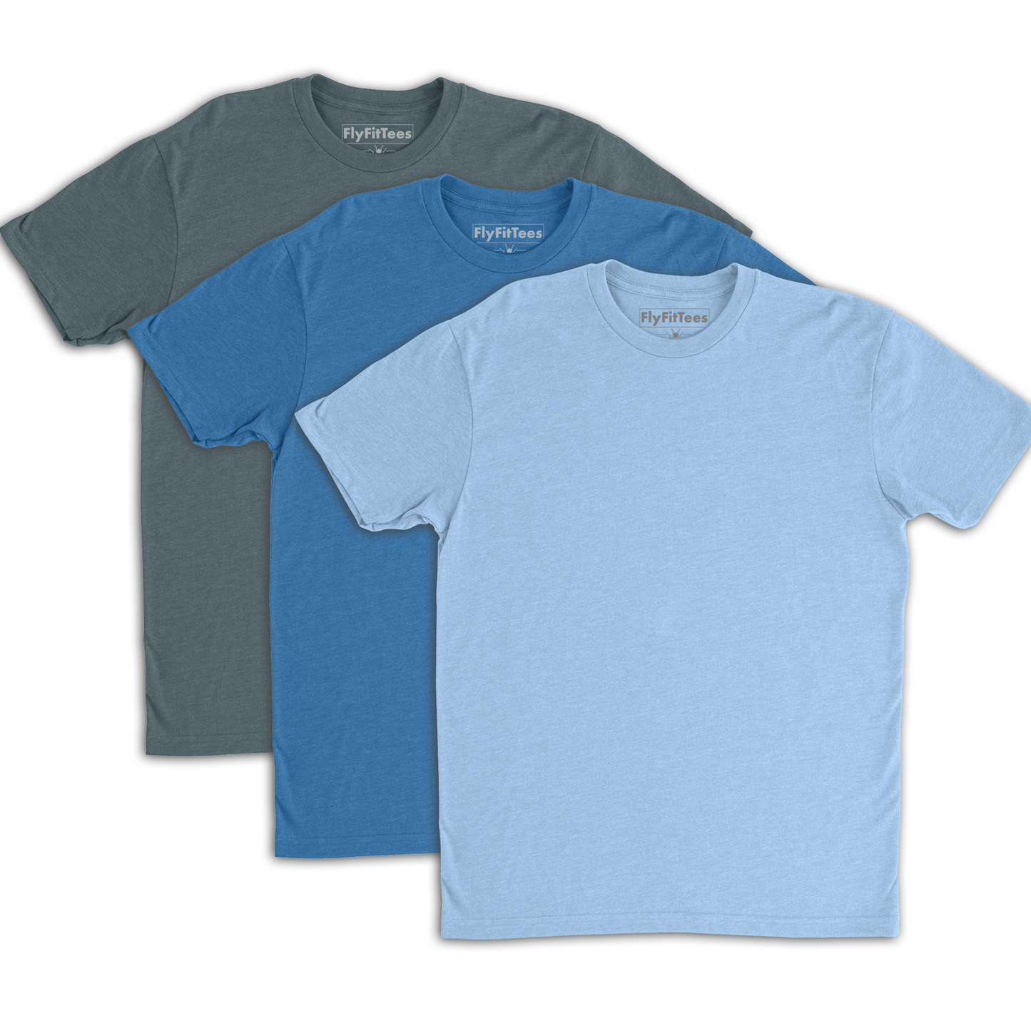 SoFly Original Perfect Fit Tee - 3 Pack - Case of the blues (Final Chance - only few left)