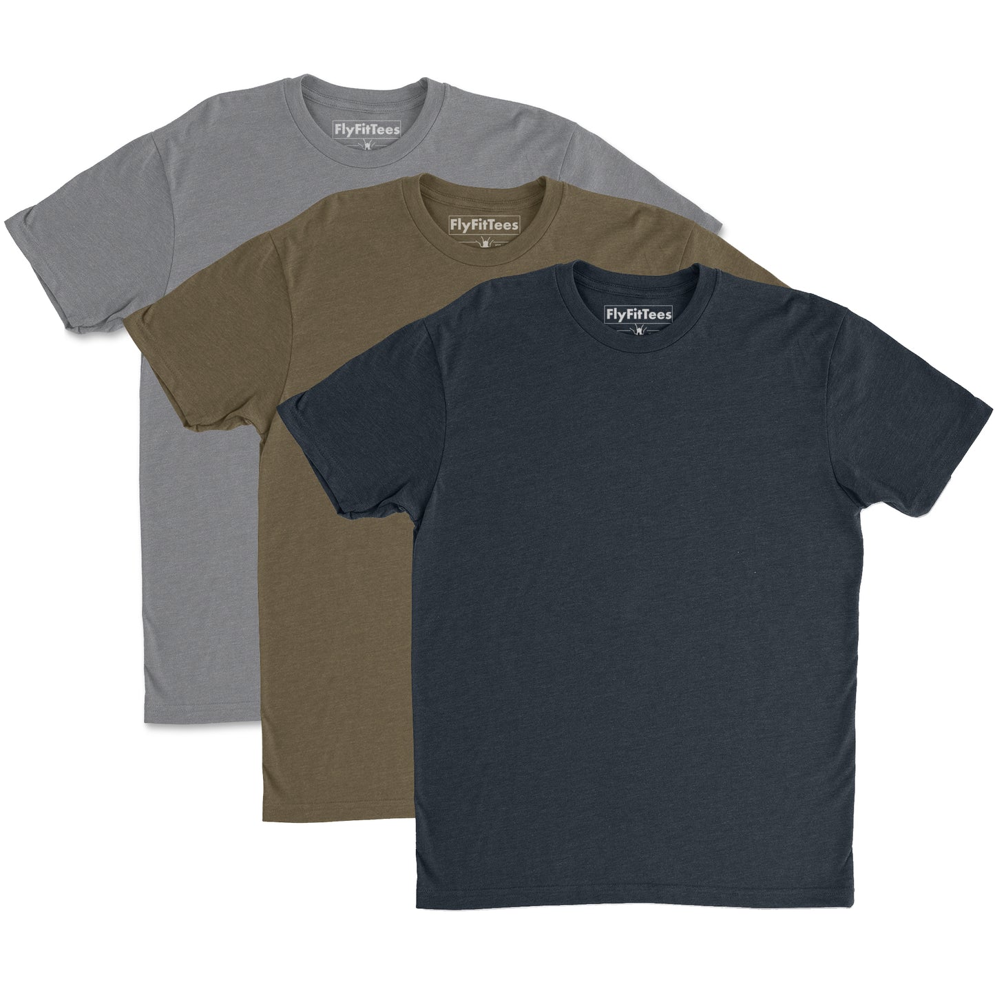 SoFly Original Perfect Fit Tee - 3 Pack - Green and the gang